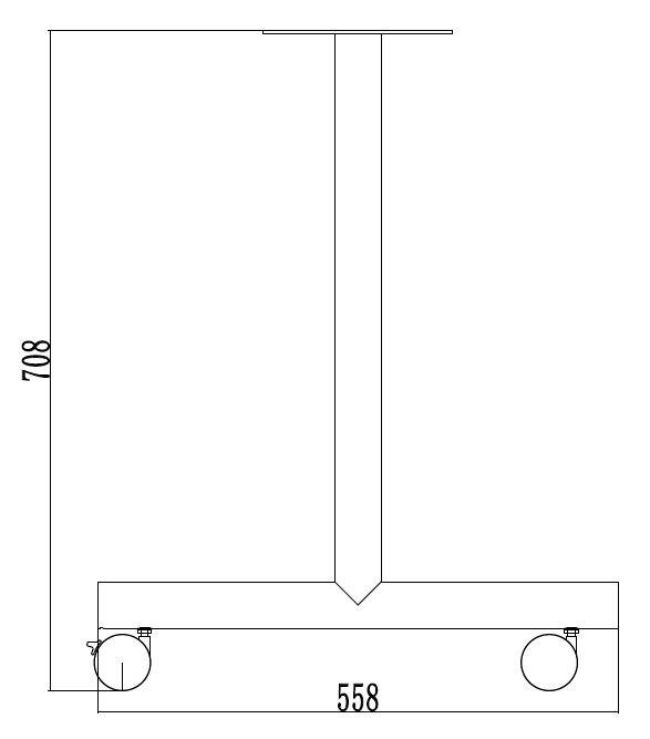 Dibujo de pierna TR-Rueda