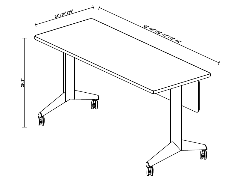 Dibujo De Traini De Pierna Triangular