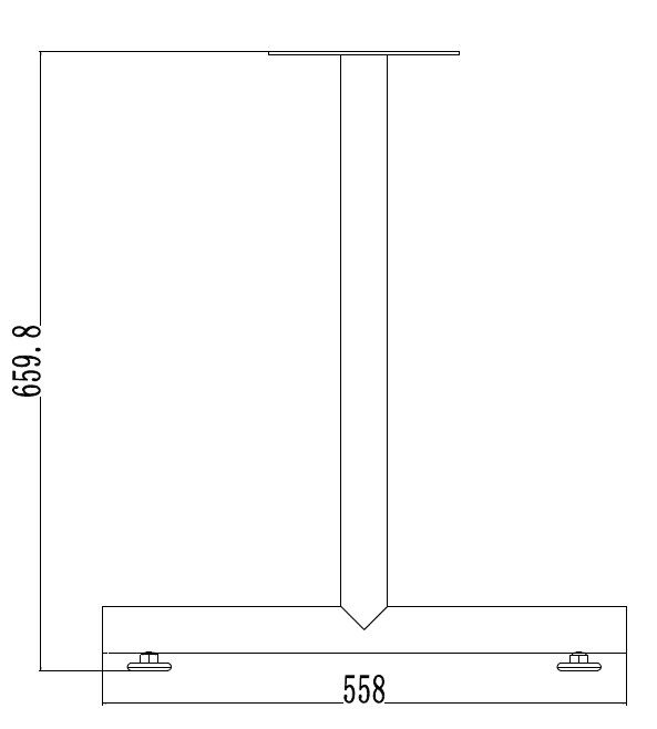 Dibujo de pierna TR-Glide